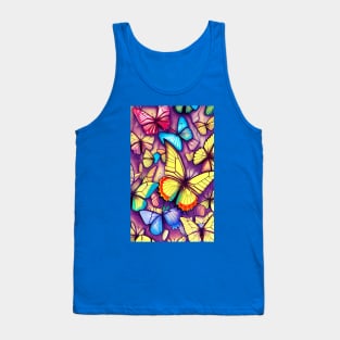 Assorted butterflies Tank Top